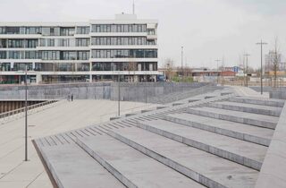 Promenade am Europahafen