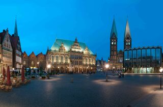 Marktplatz bei Nacht