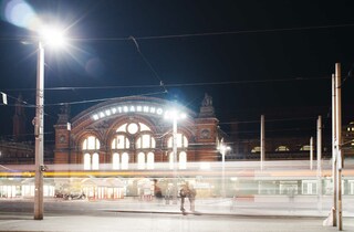 Hauptbahnhof bei Nacht